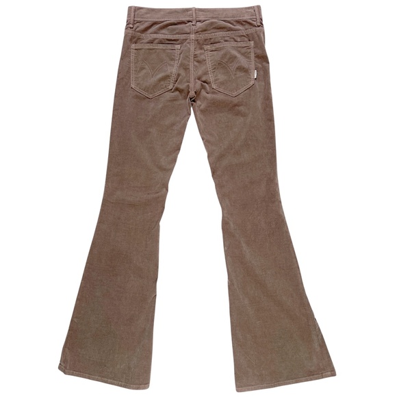 Mother The Curfew Velvet Low Rise Flare Pants Size 28 - Picture 10 of 13